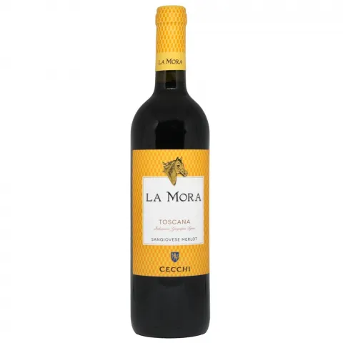 Вино Cecchi LA MORA SANG. MERL. 0,75л сухе черв. 13Італія