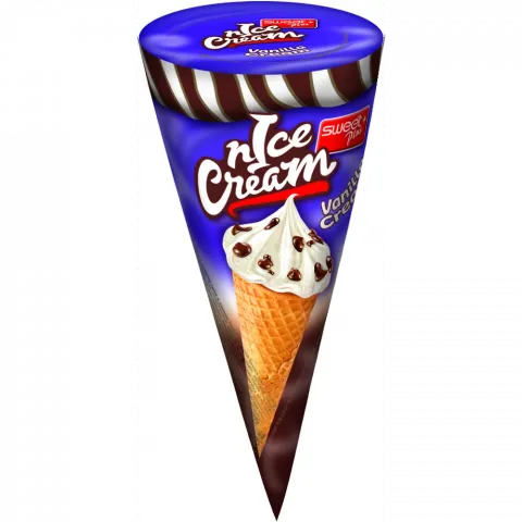 Ваф. ріжок NICE CREAM 40г з ваніл. кремом (Болгарія)