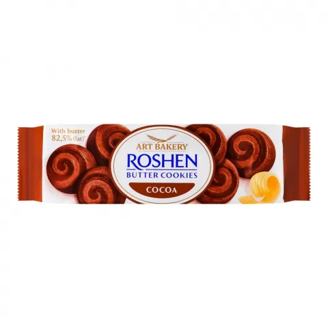 Печ Рошен Butter Cookies 140 г з маслом та какао