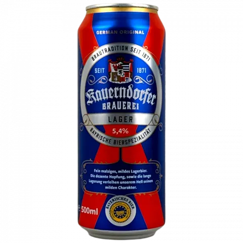 Пиво Kauerndorfer Lager 0,5л з/б 5,4 И602 (Німеччина)