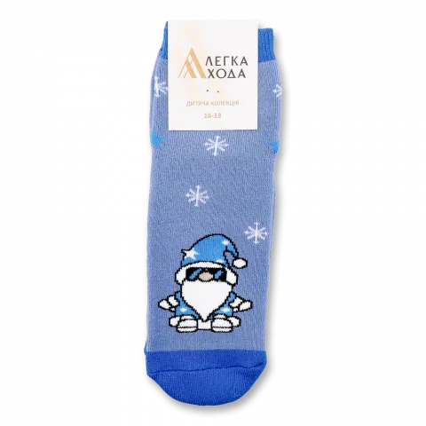 Шкарпетки дит. махра Лекга Хода 9311 16-18 блакитний