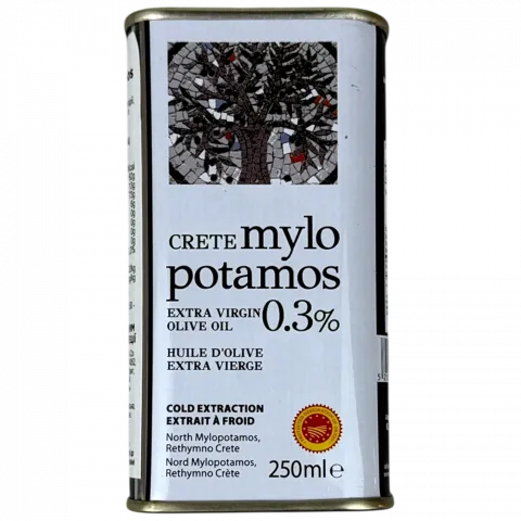 Олія оливкова Mylopotamos 0,25л 0,3 каністра (Греція)