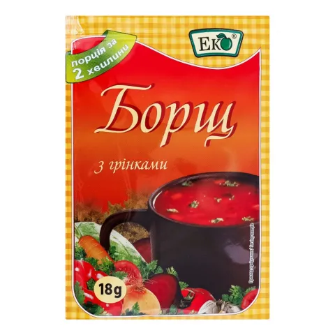 Борщ Еко 18 г з грінками