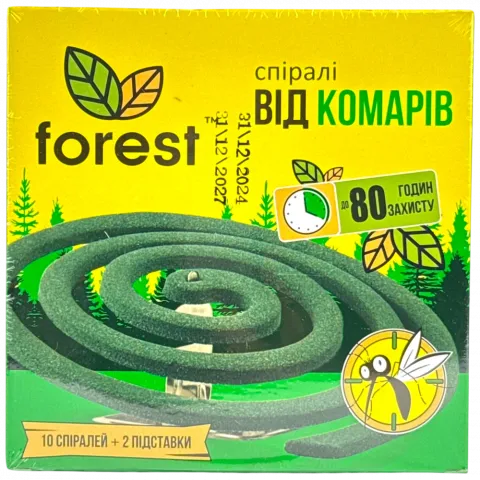 Спіралі від комарів Forest 10 шт.