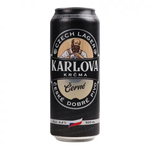 Пиво Karlova 0,5 з/б Krcma Cerne темне 4,4И031
