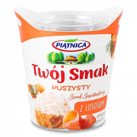 Сир Piatnica 60 150 г Вершковий з лососем Twoj Smak