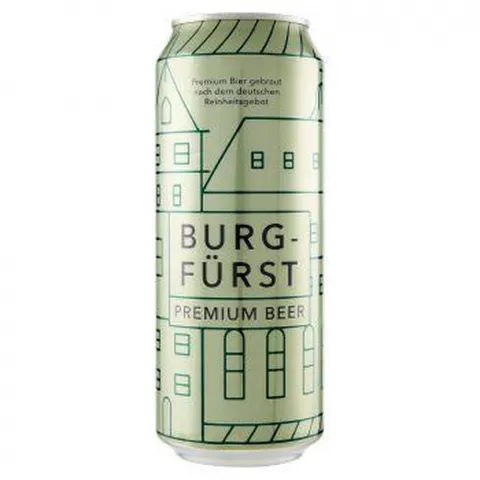 Пиво Burgfurst Lager 0,5л з/б 4,3 И199 (Німеччина)