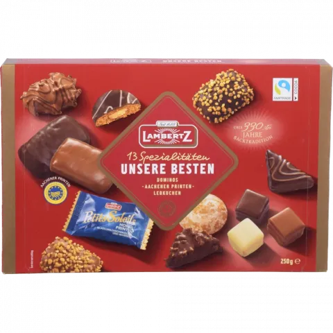 Пряники Lambertz 250 г Асорті Найкраще (Німеччина) И700