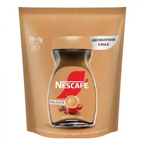 Кава Нескафе Делікат 50 г розч.