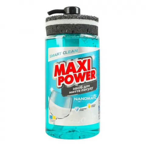 Гель д/посуду Maxi Power 1 л Nanomatic