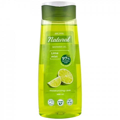Гель д/душу AROMA 400 мл Лаймовий туман И890 (Болгарія)