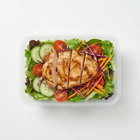 Поке Овочеве з курячим стейком   220 г