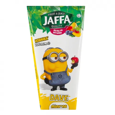 Сік Джаффа Minions 0,2 л Мультивітамінний з мякоттю