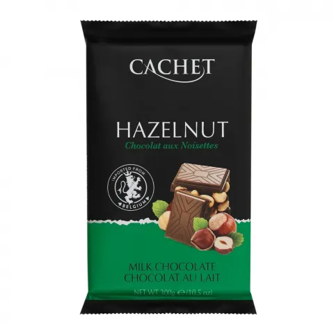 Шок Cachet 300 г мол. з фундуком (Бельгія)