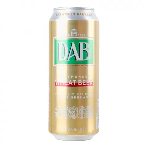 Пиво DAB 0,5 л з/б Пшеничне