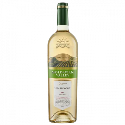 Вино MOLDAVIAN VALLEY Шардоне сухе біле 13 Молдова