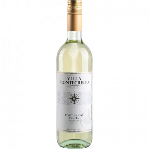 Вино VILLA MONTECRISTO П.Г.Апулія 120,75л біле сух.Італія