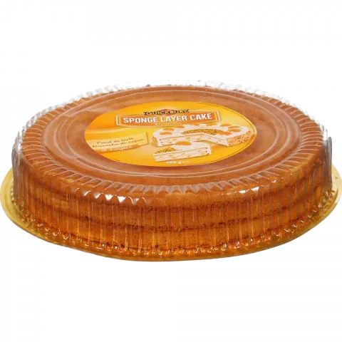 Коржі Квікбері 400 г 3-шар Ваніль (Німеччина)