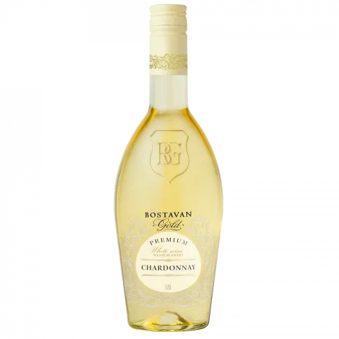 Вино BOSTAVAN GOLD Шардоне н/сол біле 13 Молдова