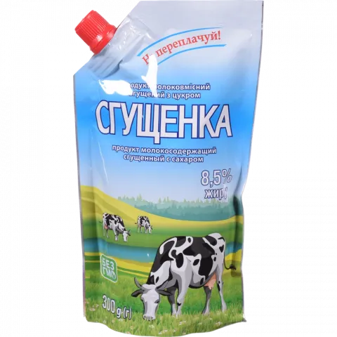 Продукт мол. згущ. Ічня 290/300 г д/пак.