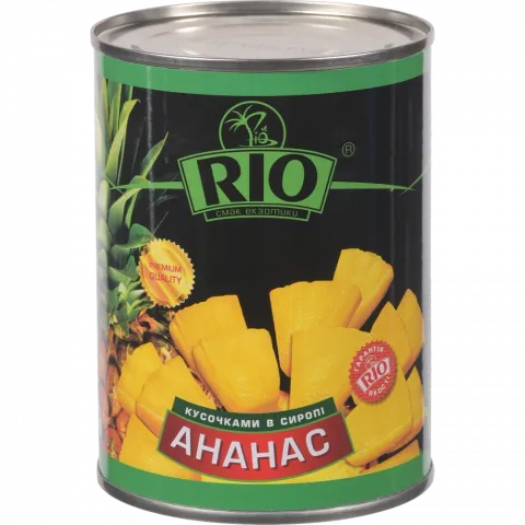 Конс Ананас Ріо 580 мл з/б шматочки