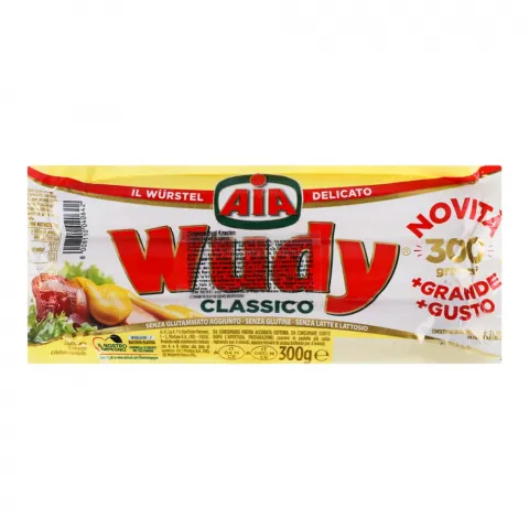 Сосиски Вуді Класіко 250/300 г т/у (б/глютена)