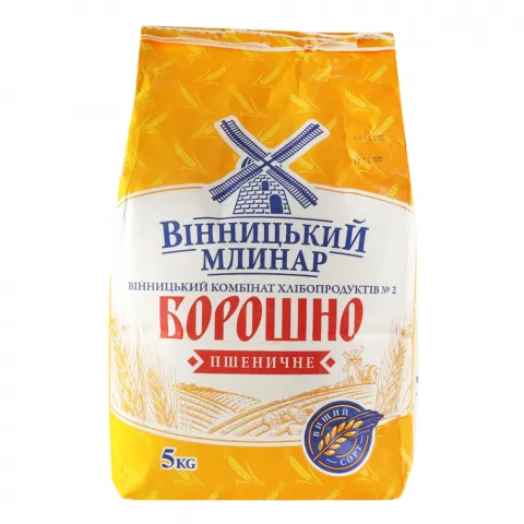Борошно Вінницький Млинар 5 кг в/ґ