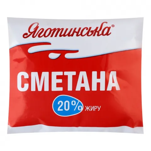 Сметана Яготин 20 350 г п/е