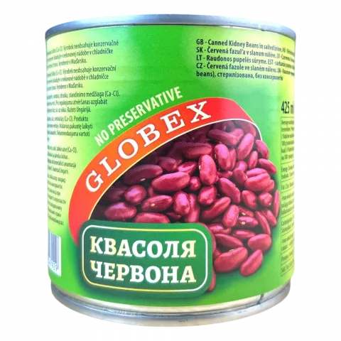 Конс Квасоля Globex 420 г червона И929 (Угорщина)